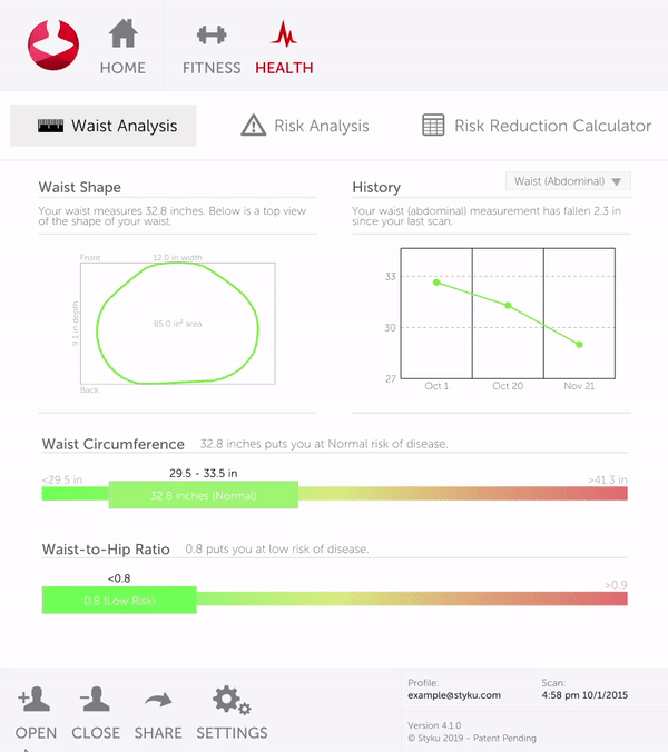 3D Health Screening and Body Composition Technology Styku